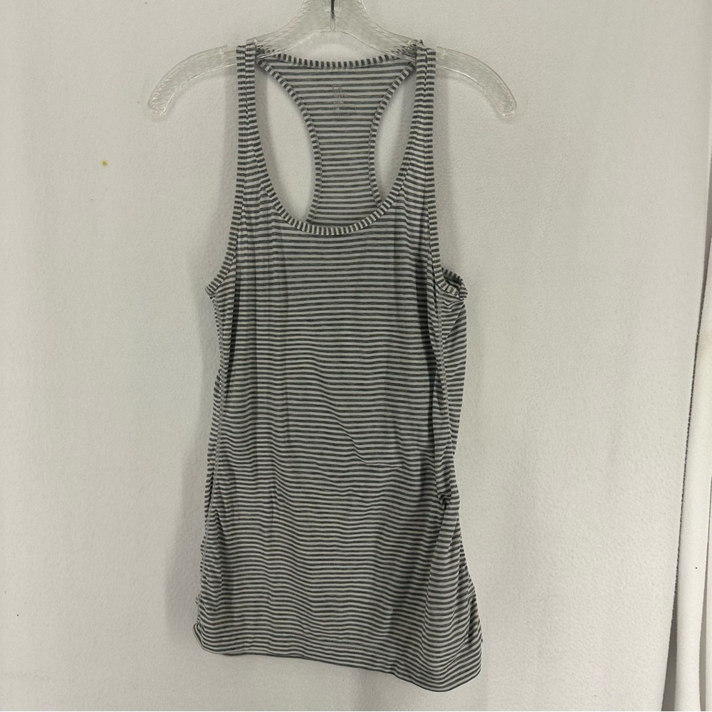 Gap Fit‎ Striped Racerback Tank Top Womens XS Grey